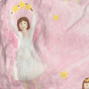 The Company Store Pink Princess Bedding Set Cotton Flannel Warm Girls Size Twin